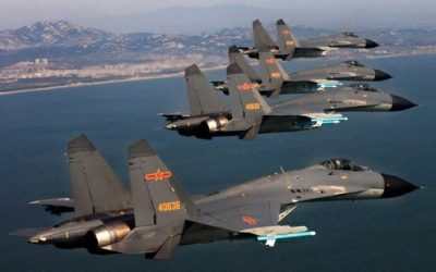 Taiwan says China air force conducts long-range drills